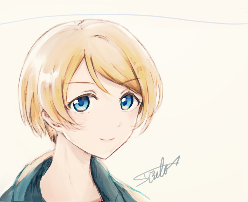 ayase eli (love live! and 1 more) drawn by suito
