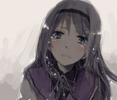 akemi homura (mahou shoujo madoka magica) drawn by mym