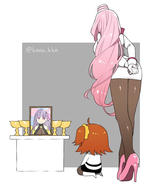 fujimaru ritsuka, tamamo, koyanskaya, and passionlip (fate and 1 more) drawn by kaidou_j1