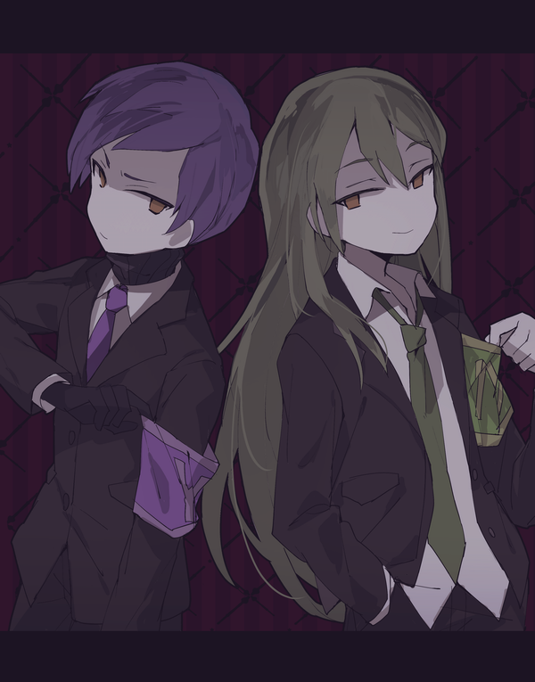 netzach and yesod (project moon and 1 more) drawn by makino_(727me727)