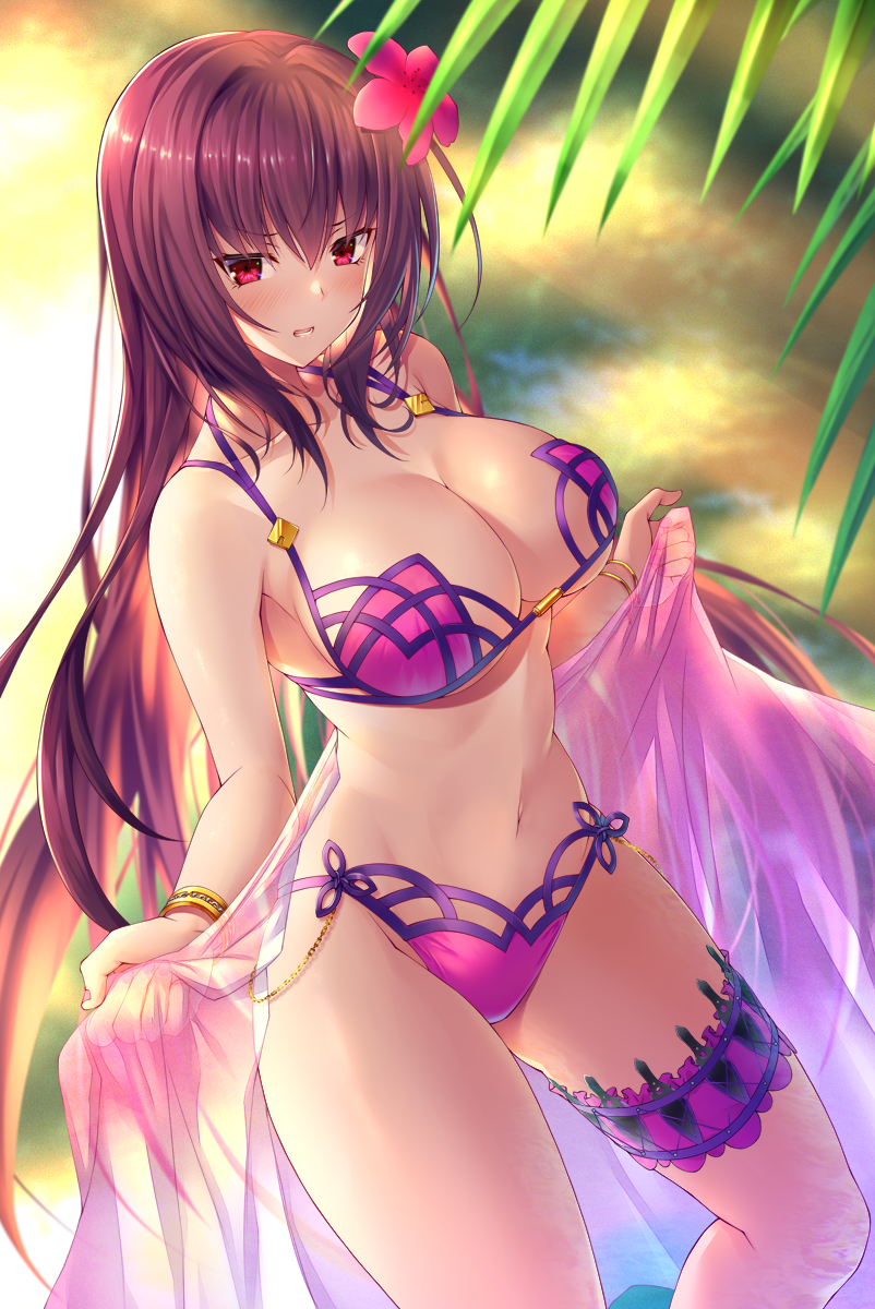 scathach (fate and 1 more) drawn by emanon123