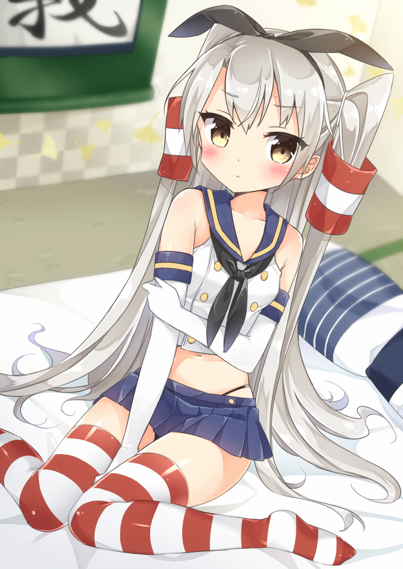 shimakaze and amatsukaze (kantai collection) drawn by masuishi_kinoto