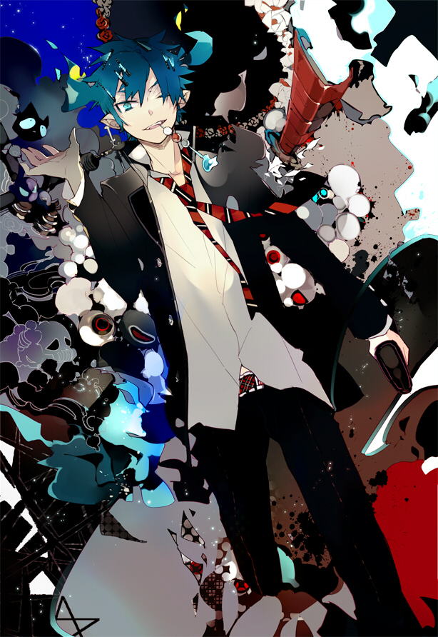 okumura rin (ao no exorcist) drawn by suou_(sdurorhr)
