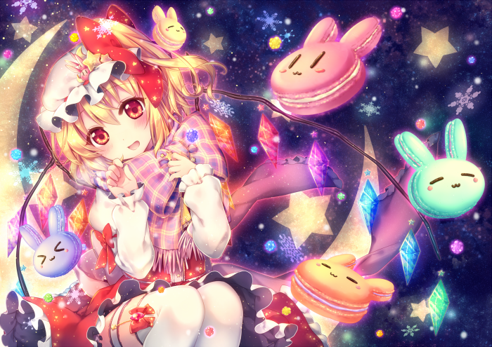 flandre scarlet (touhou) drawn by riichu