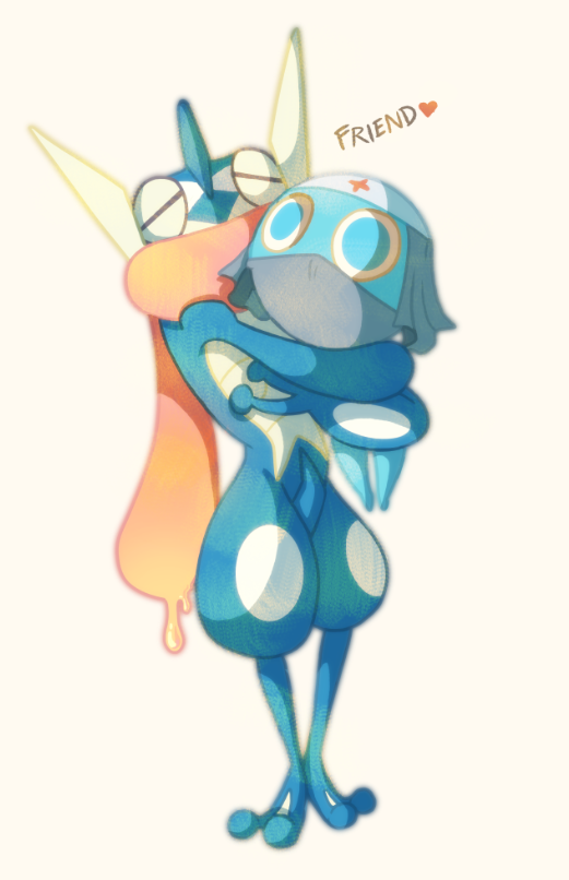 greninja and dororo (pokemon and 1 more) drawn by kyra_kupetsky
