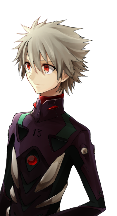nagisa kaworu (neon genesis evangelion and 2 more) drawn by tomari_(veryberry00)