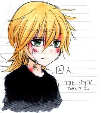 kagamine len (vocaloid and 1 more) drawn by sakura_yuki_(clochette)