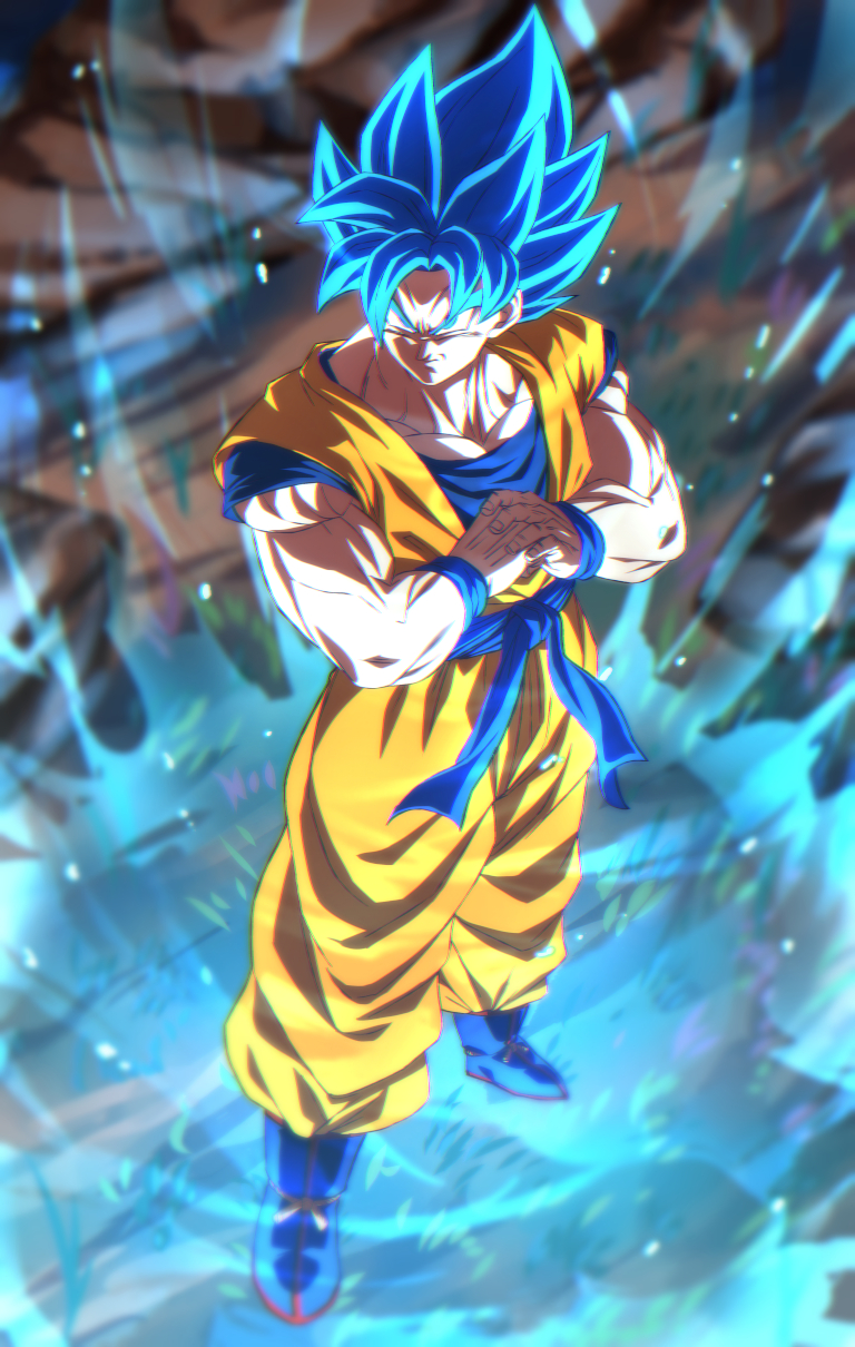 son goku (dragon ball and 1 more) drawn by rom_(20)