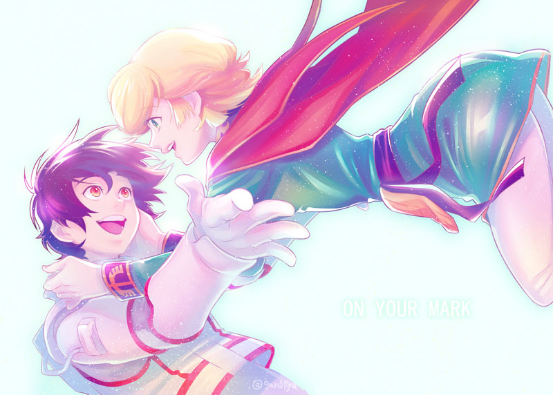 mineva lao zabi, banagher links, and audrey burne (gundam and 1 more) drawn by aiya_kyuu