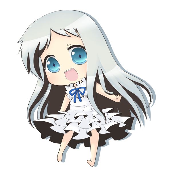 honma meiko (ano hi mita hana no namae wo bokutachi wa mada shiranai.) drawn by nagamo_sakana
