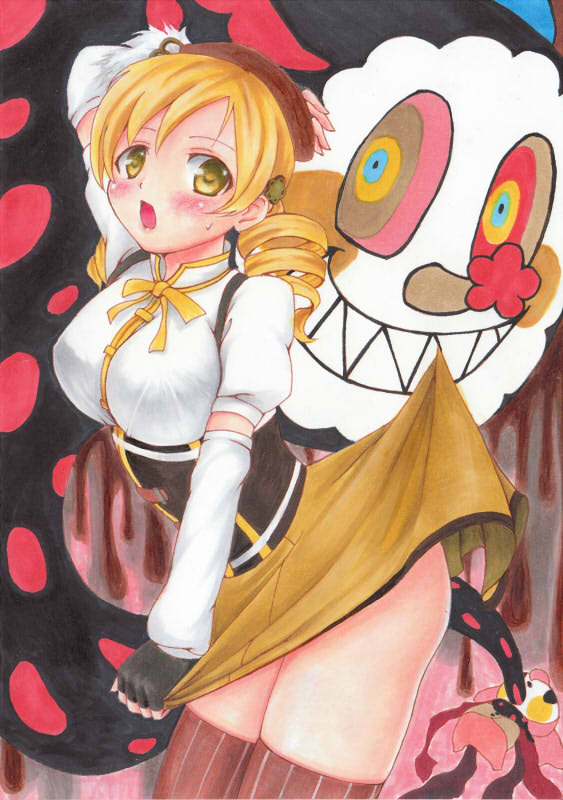 tomoe mami (mahou shoujo madoka magica) drawn by kirikirimai_(kkm)