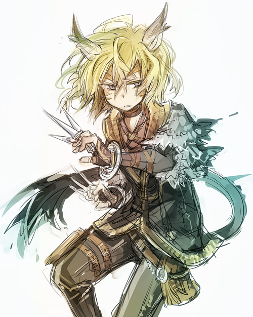 adventurer (final fantasy and 1 more) drawn by fujiwara_akina