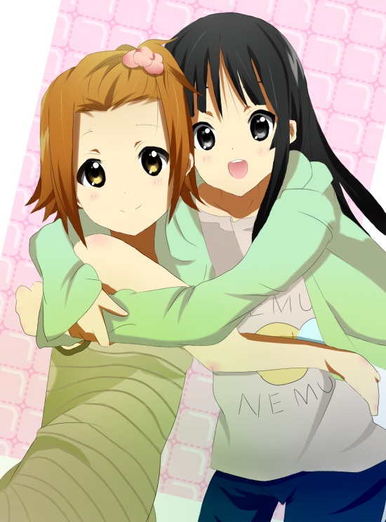 akiyama mio and tainaka ritsu (k-on!) drawn by hotomo_(ivu)