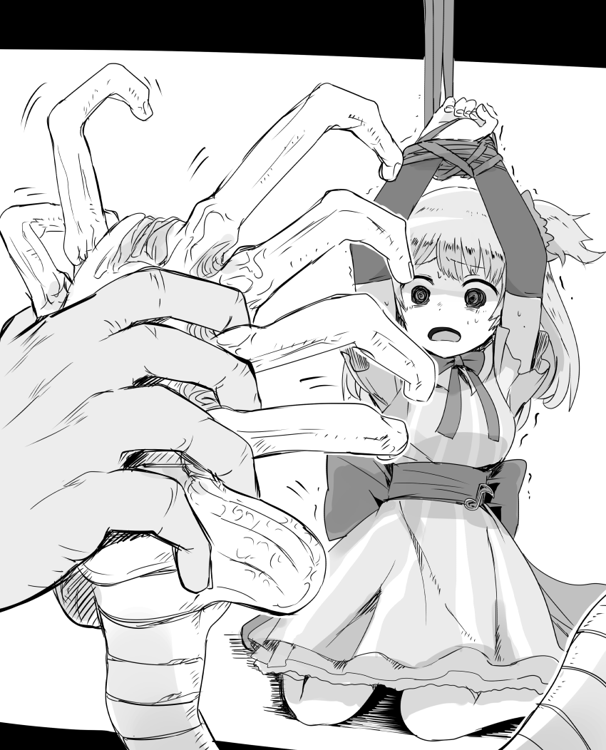 minami rena and facehugger (mahou shoujo madoka magica and 1 more) drawn by samidare_(hoshi)
