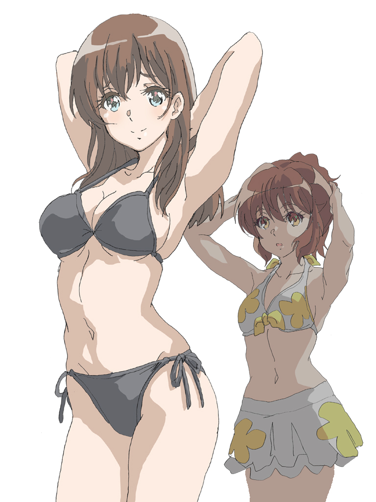 oumae kumiko and kuroe mayu (hibike! euphonium) drawn by hal-py