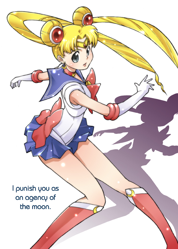 tsukino usagi and sailor moon (bishoujo senshi sailor moon) drawn by usu_noro