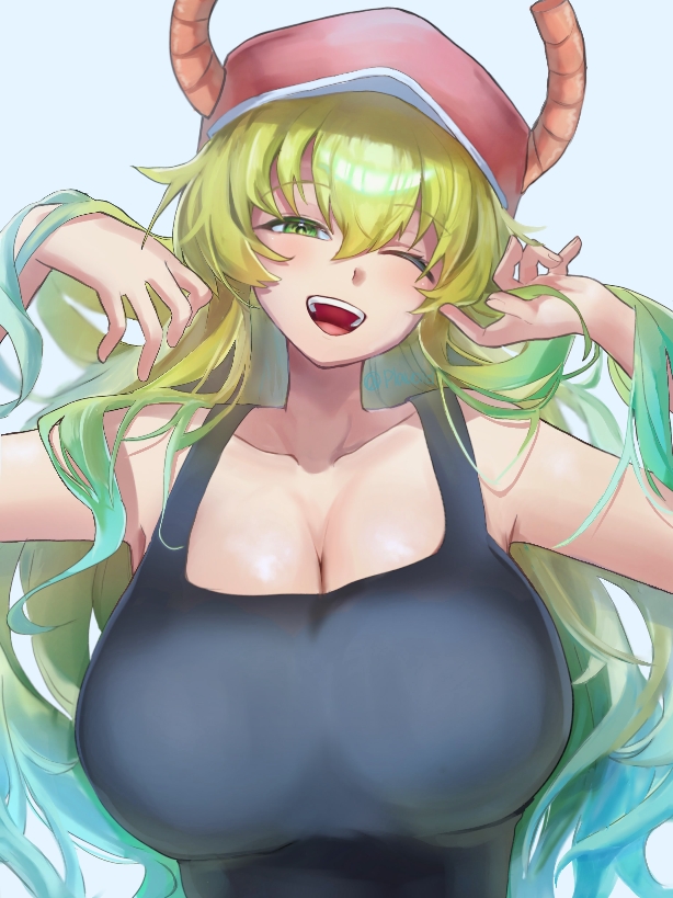 lucoa (kobayashi-san chi no maidragon) drawn by plavoid
