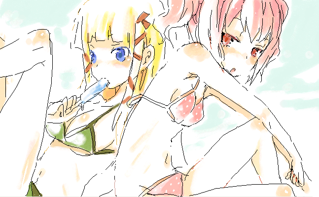 anya alstreim, monica kruszewski, and gotou yuuko (code geass) drawn by kl_(dgzonbi)
