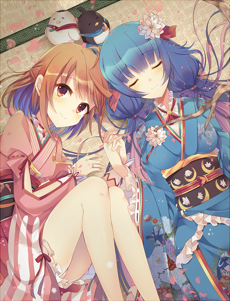 towa and setsuna (shironeko project) drawn by rento_(rukeai)