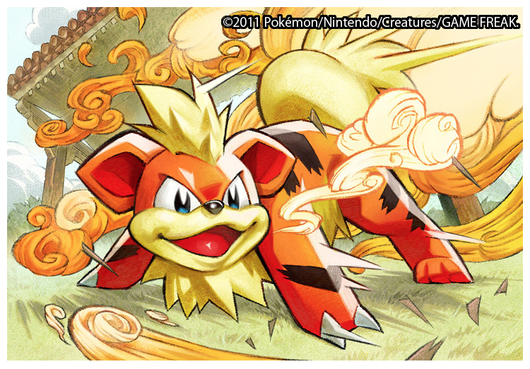 growlithe (pokemon and 1 more) drawn by saitou_naoki