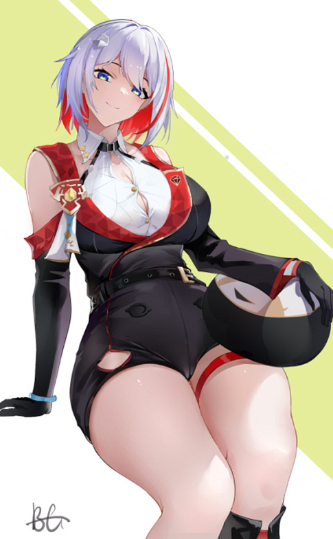 topaz (honkai and 1 more) drawn by baige0