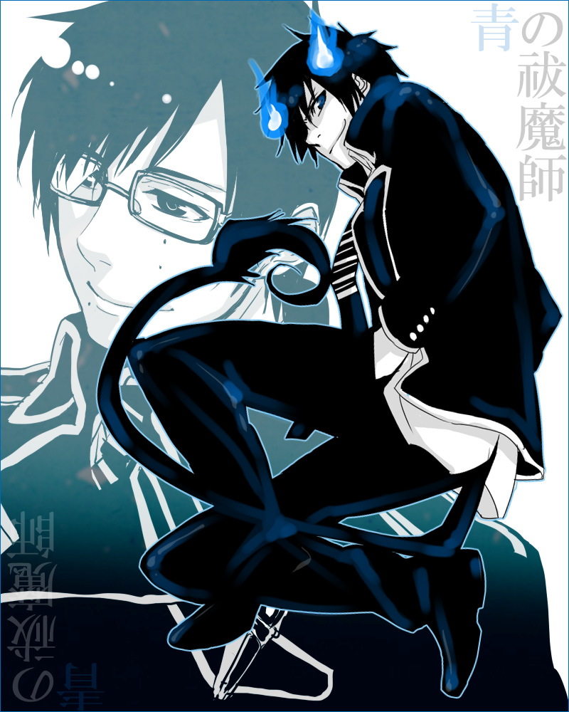 okumura rin and okumura yukio (ao no exorcist) drawn by yoshizumi_shuu