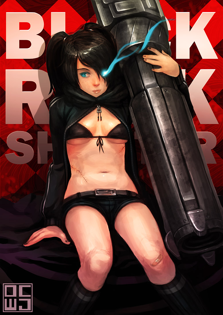 black rock shooter (black rock shooter) drawn by dcwj