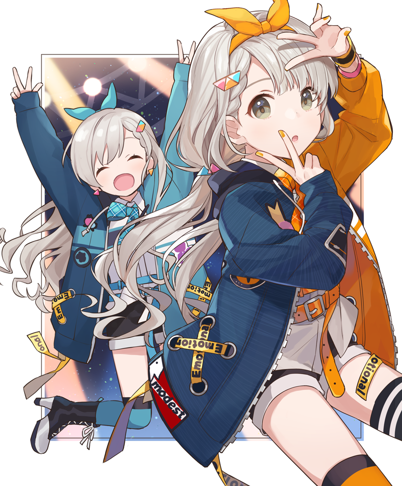 hisakawa hayate and hisakawa nagi (idolmaster and 2 more) drawn by chiri_(ch!)