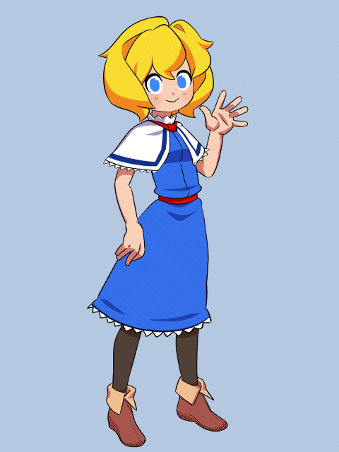 alice margatroid and web (touhou and 1 more) drawn by shitsumin