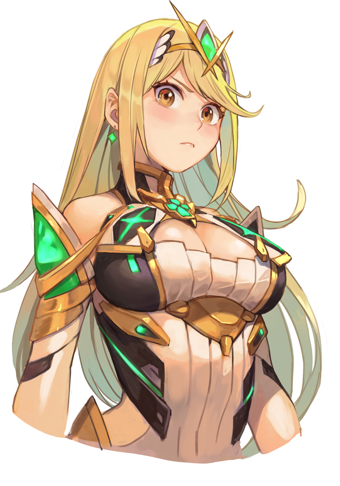 mythra (xenoblade chronicles and 1 more) drawn by hungry_clicker