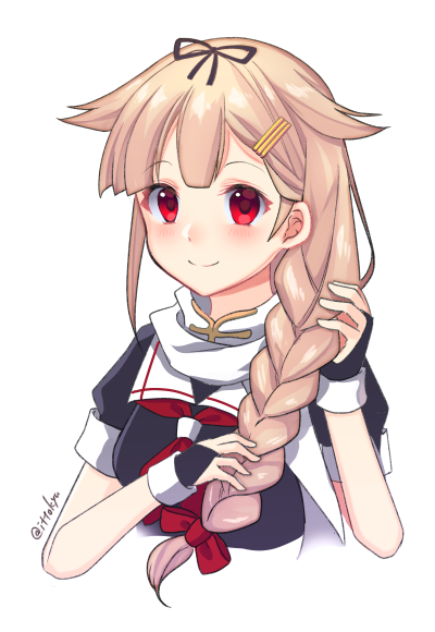 yuudachi and yuudachi kai ni (kantai collection) drawn by ittokyu