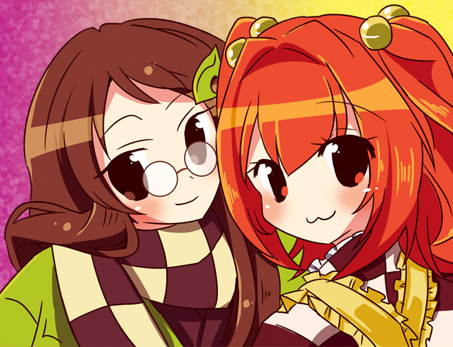 futatsuiwa mamizou and motoori kosuzu (touhou) drawn by natane_tsuyu