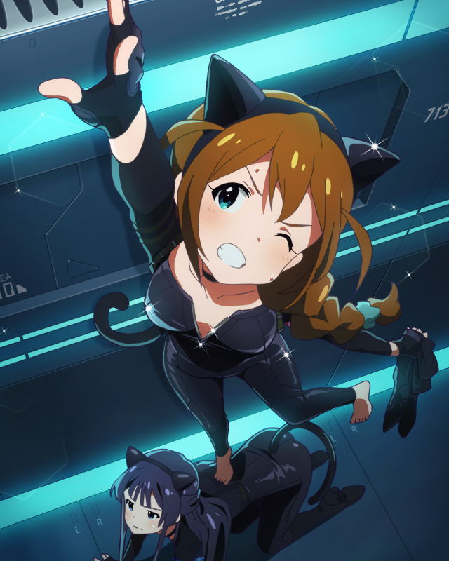 mogami shizuka and baba konomi (idolmaster and 1 more)
