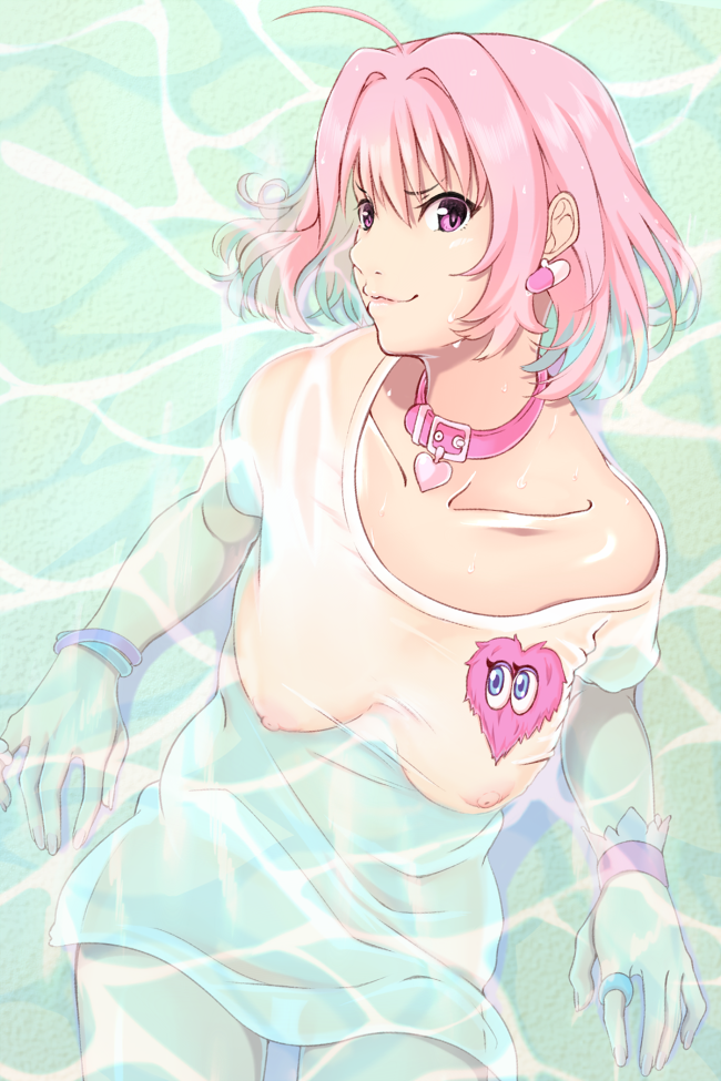 yumemi riamu (idolmaster and 1 more) drawn by egooo