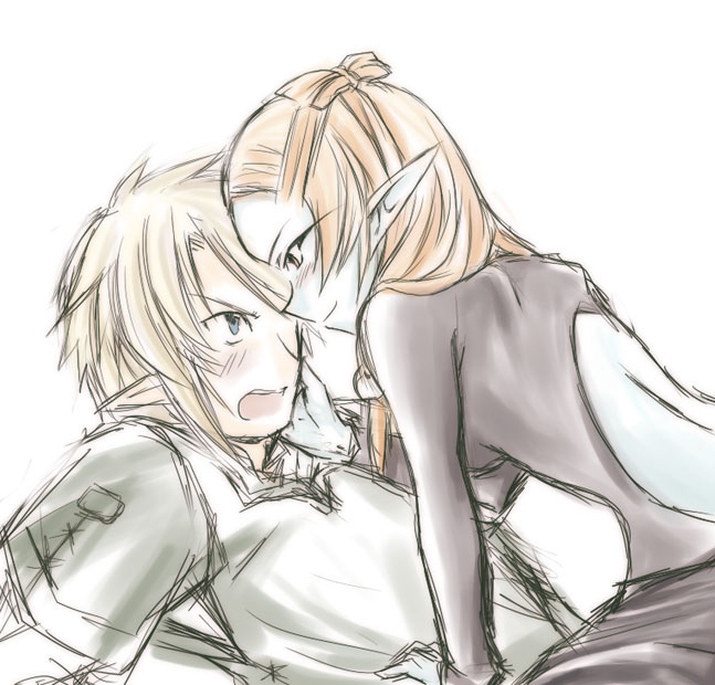 link and midna (the legend of zelda and 1 more) drawn by microspace