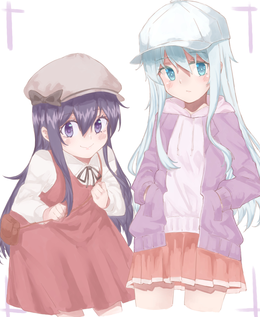 hibiki and akatsuki (kantai collection) drawn by az_toride