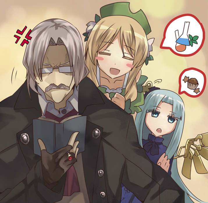 ayesha altugle, keithgriff hazeldine, and odelia (atelier and 1 more) drawn by akatoro_(nightlord)
