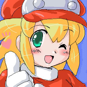 roll caskett (mega man and 1 more) drawn by girutaabo
