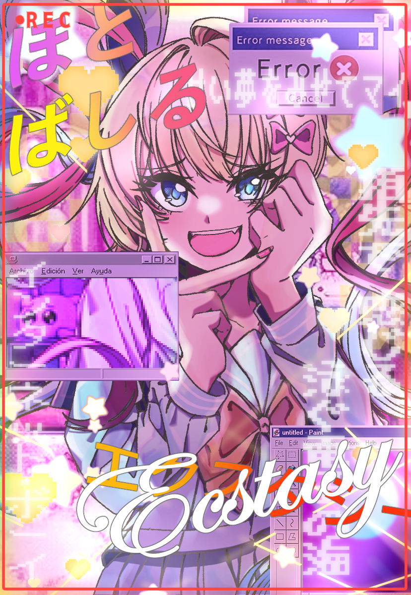 chouzetsusaikawa tenshi-chan and pien cat (needy girl overdose and 4 more) drawn by yusaku_739