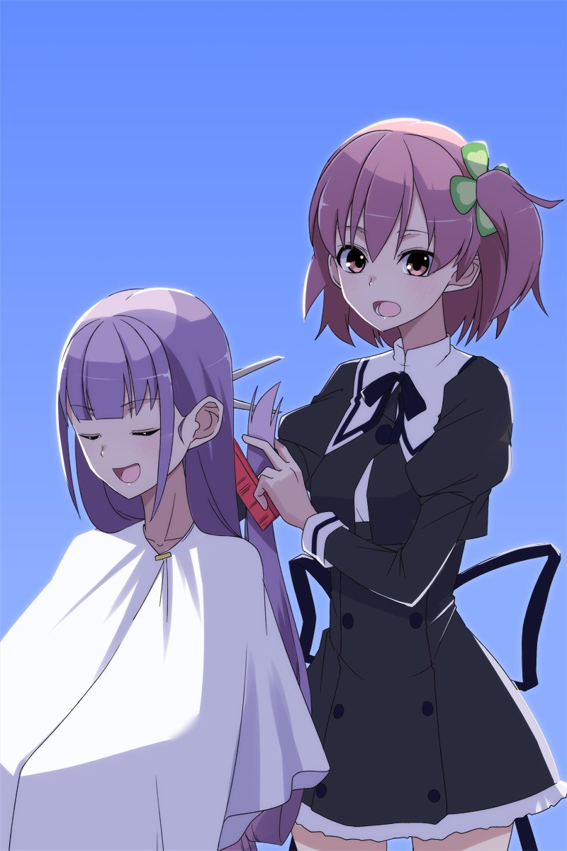 hitotsuyanagi riri and hitotsuyanagi yuri (assault lily) drawn by gumoyu