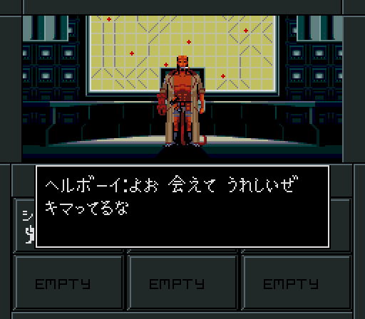 hellboy and uchida tamaki (neon genesis evangelion and 3 more) drawn by yg