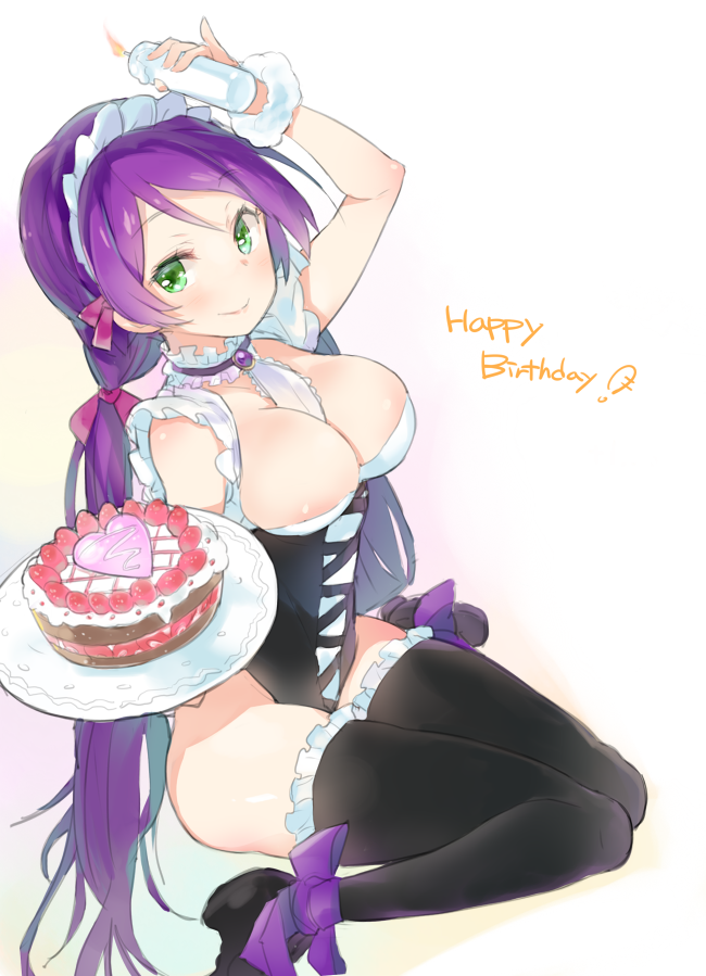 tojo nozomi (love live! and 1 more) drawn by yuran
