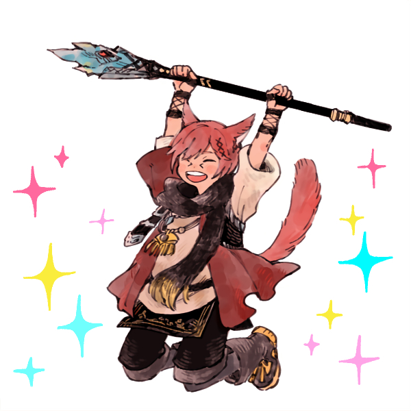 g'raha tia (final fantasy and 1 more) drawn by itowo_(itowc)