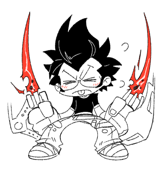 travis touchdown (no more heroes and 1 more) drawn by beatle