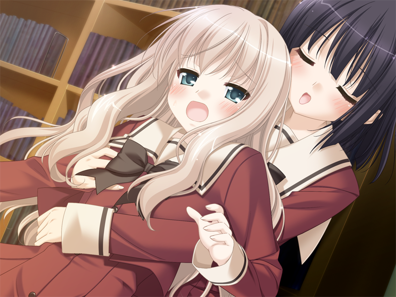 kawamura reo and sawaguchi mai (sono hanabira ni kuchizuke wo) drawn by kani_biimu