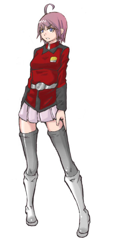 lunamaria hawke (gundam and 2 more) drawn by hagiwara