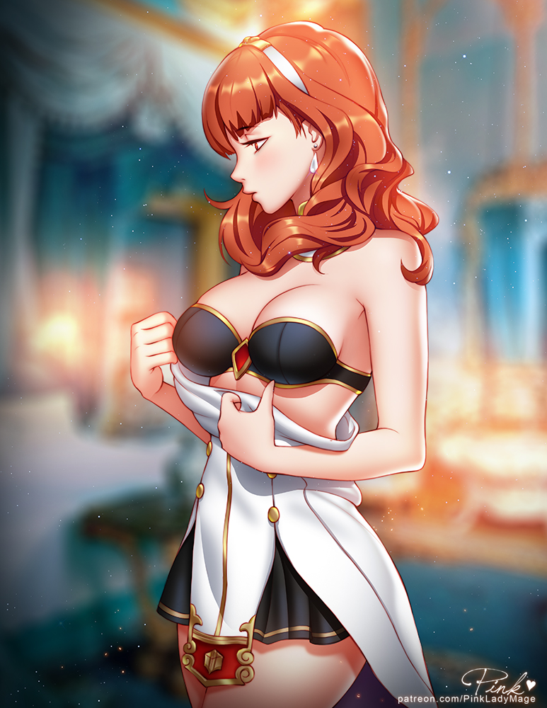 celica (fire emblem and 1 more) drawn by pink_lady_mage