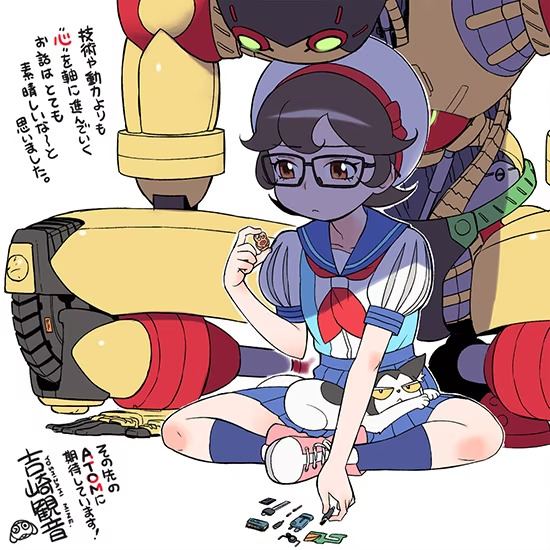 keroro, a106, ochanomizu ran, and f14 (atom: the beginning) drawn by yoshizaki_mine