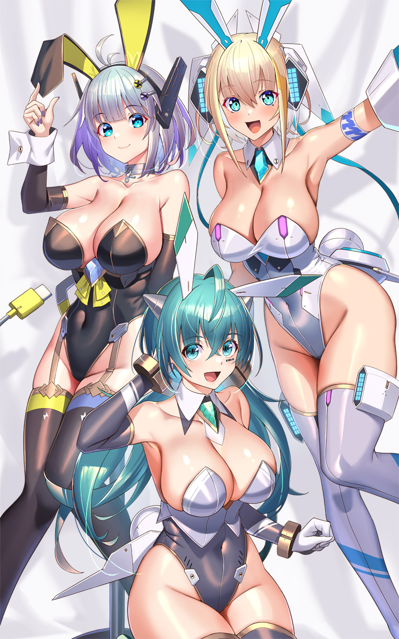 itopoid, vko, and robofessor (gariben girl v) drawn by takamine_nadare