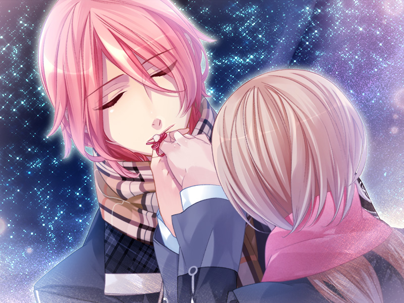 yahisa tsukiko and aozora hayato (starry sky) drawn by kazuaki